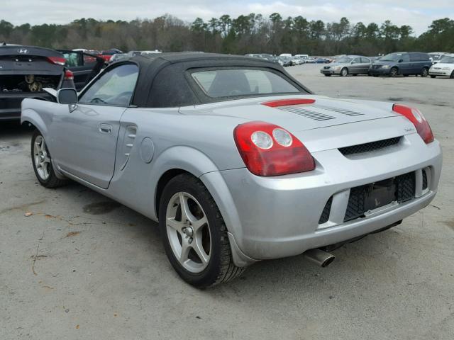 JTDFR320X30056949 - 2003 TOYOTA MR2 SPYDER SILVER photo 3