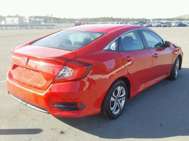 2HGFC2F58GH543460 - 2016 HONDA CIVIC LX RED photo 4