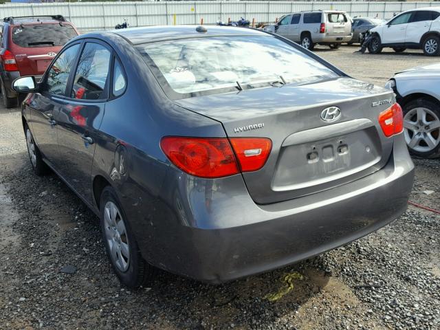 KMHDU46D58U548454 - 2008 HYUNDAI ELANTRA GL GRAY photo 3