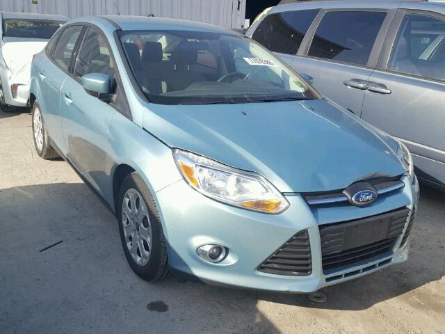 1FAHP3F28CL412894 - 2012 FORD FOCUS SE GREEN photo 1