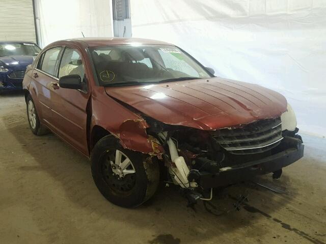 1C3LC46K08N151606 - 2008 CHRYSLER SEBRING LX RED photo 1