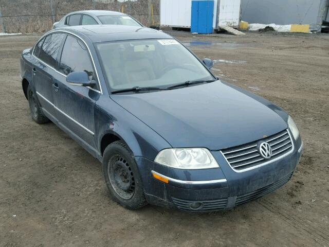 WVWPD63B34P254608 - 2004 VOLKSWAGEN PASSAT GLS BLUE photo 1