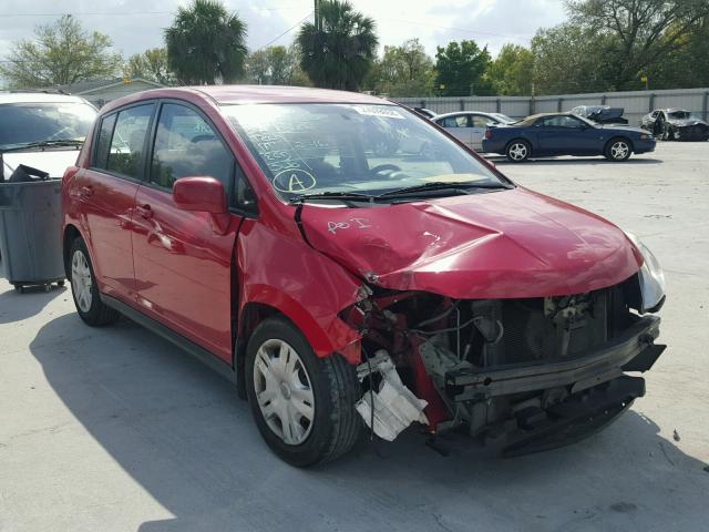 3N1BC1CPXBL510248 - 2011 NISSAN VERSA S RED photo 1