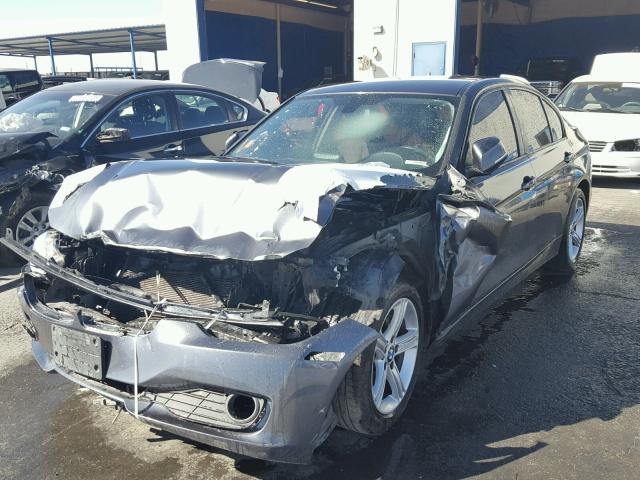 WBA3B1C58EK134624 - 2014 BMW 320 I GRAY photo 2