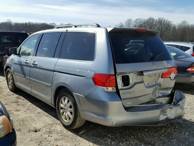 5FNRL3H55AB022062 - 2010 HONDA ODYSSEY EX SILVER photo 3