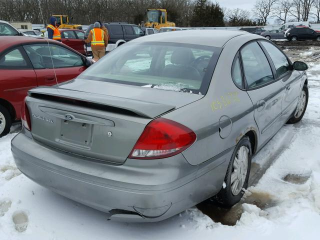 1FAFP56S14G194603 - 2004 FORD TAURUS SEL GRAY photo 4