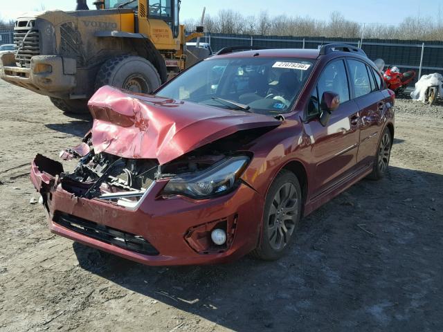 JF1GPAL64CH212363 - 2012 SUBARU IMPREZA SP BURGUNDY photo 2