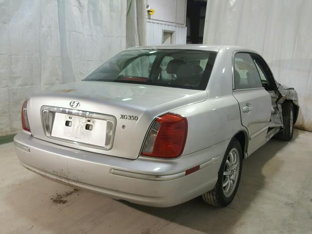 KMHFU45E85A391308 - 2005 HYUNDAI XG 350 SILVER photo 4