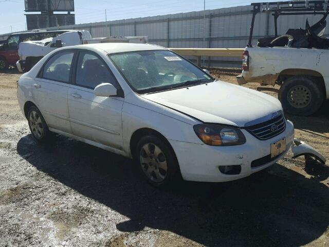 KNAFE221795607085 - 2009 KIA SPECTRA EX WHITE photo 1