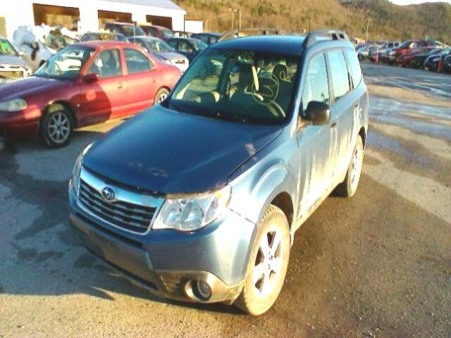 JF2SH6BC0AH775236 - 2010 SUBARU FORESTER X BLUE photo 2