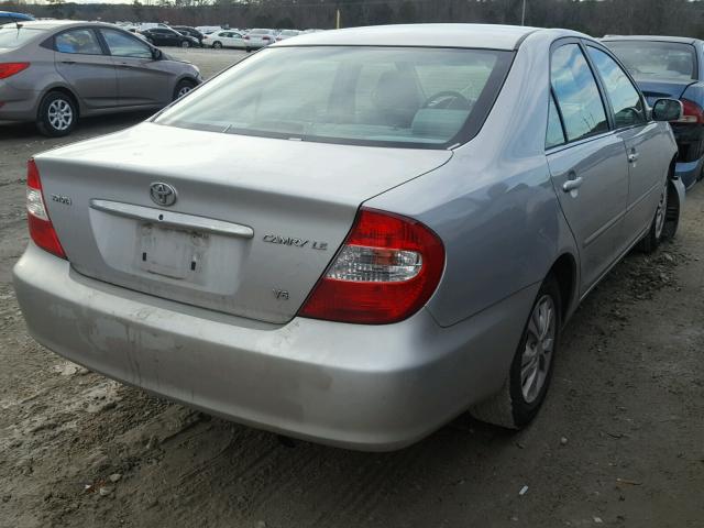 4T1BF32K74U077739 - 2004 TOYOTA CAMRY LE SILVER photo 4