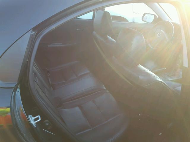 1YVHP84D555M17788 - 2005 MAZDA 6 S BLACK photo 5