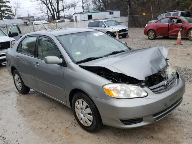 JTDBR32E832004430 - 2003 TOYOTA COROLLA CE GRAY photo 1