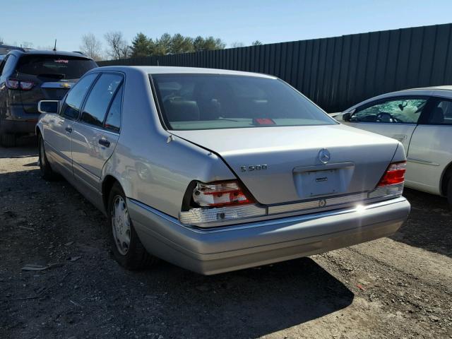 WDBGA51E9SA247337 - 1995 MERCEDES-BENZ S 500 SILVER photo 3