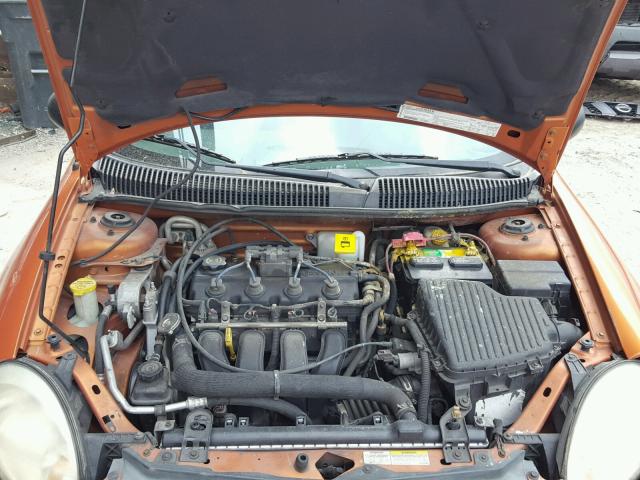 1B3ES56C45D161001 - 2005 DODGE NEON SXT ORANGE photo 7