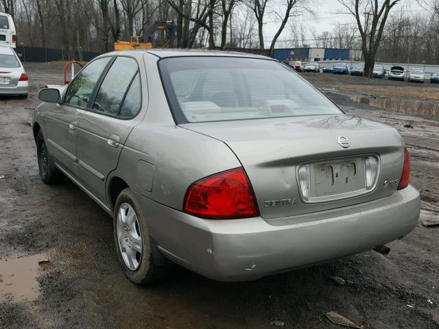 3N1CB51D54L867878 - 2004 NISSAN SENTRA 1.8 TAN photo 3