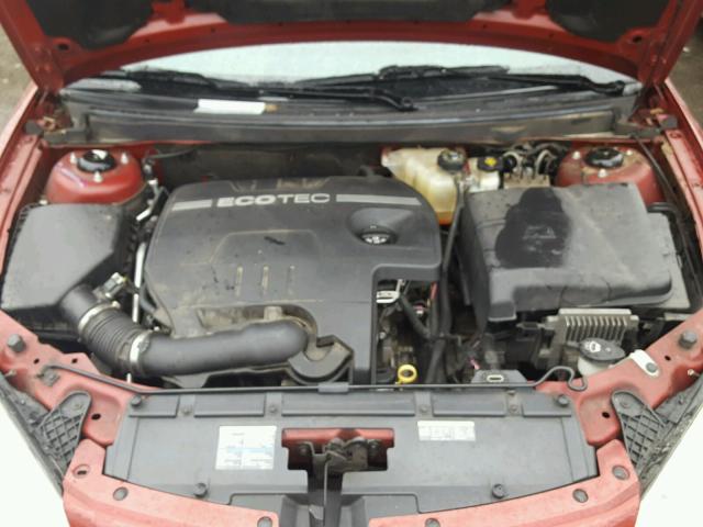 1G2ZG57B794125109 - 2009 PONTIAC G6 MAROON photo 7