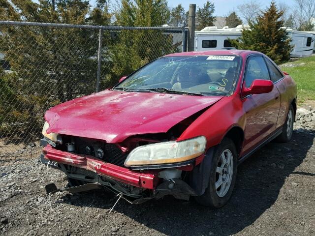 1HGCG32692A035355 - 2002 HONDA ACCORD LX RED photo 2