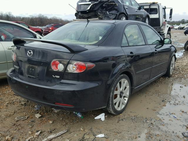 1YVHP80D765M22224 - 2006 MAZDA 6 S BLACK photo 4