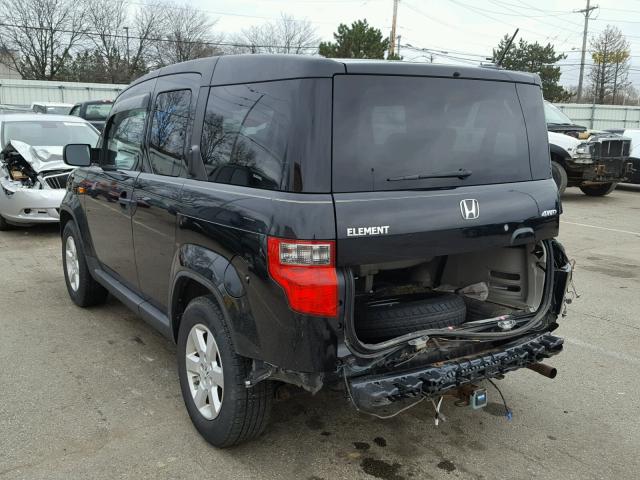 5J6YH2H73BL006251 - 2011 HONDA ELEMENT EX BLACK photo 3