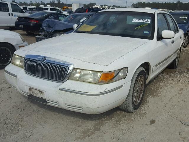 2MEFM74W3XX665135 - 1999 MERCURY GRAND MARQ WHITE photo 2