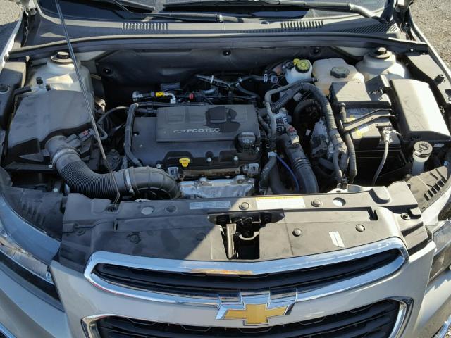 1G1PC5SB1F7226350 - 2015 CHEVROLET CRUZE LT SILVER photo 7