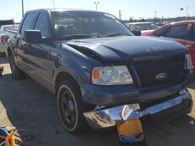 1FTPW12535KF05182 - 2005 FORD F150 SUPER BLUE photo 1