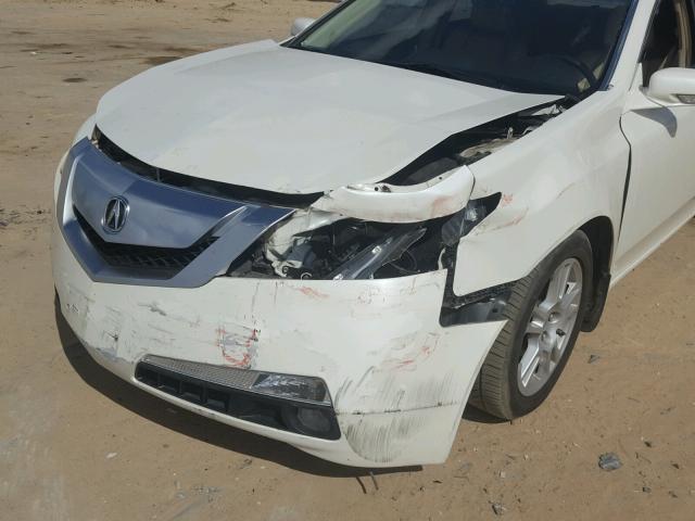 19UUA86559A004148 - 2009 ACURA TL WHITE photo 9