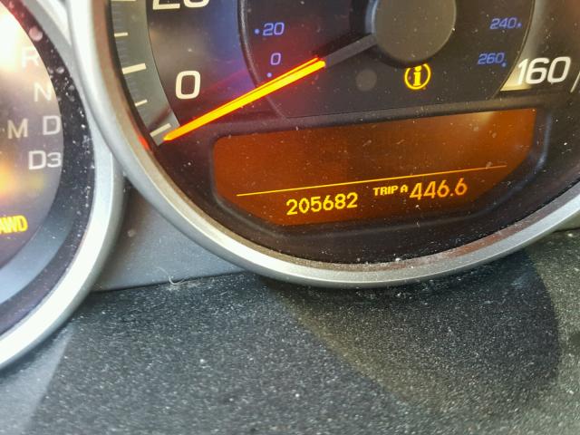 JH4KB16628C000093 - 2008 ACURA RL შავი ფოტო 8