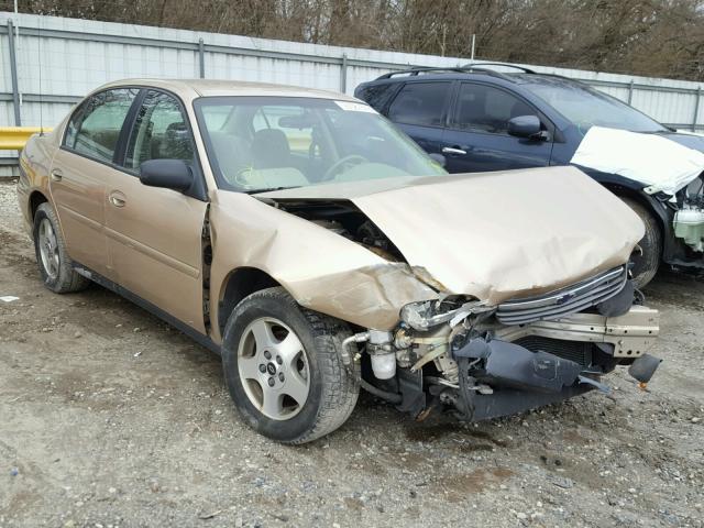 1G1ND52JX2M625457 - 2002 CHEVROLET MALIBU BEIGE photo 1