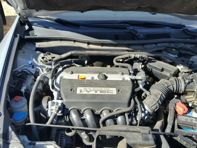 1HGCP26808A082756 - 2008 HONDA ACCORD EXL SILVER photo 7