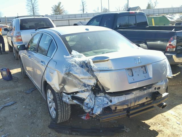 1HGCP26808A082756 - 2008 HONDA ACCORD EXL SILVER photo 9