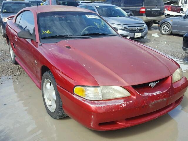 1FAFP4041WF156821 - 1998 FORD MUSTANG RED photo 1