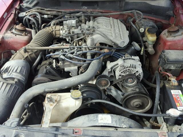 1FAFP4041WF156821 - 1998 FORD MUSTANG RED photo 7