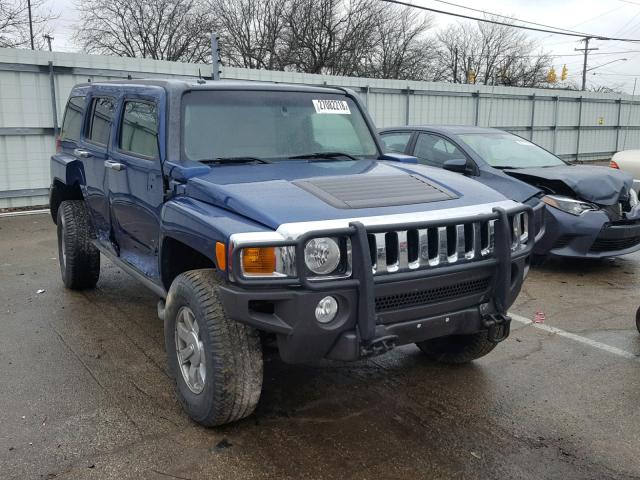 5GTDN136468254337 - 2006 HUMMER H3 BLUE photo 1