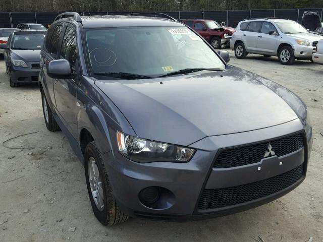 JA4AS2AW9AZ001801 - 2010 MITSUBISHI OUTLANDER GRAY photo 1