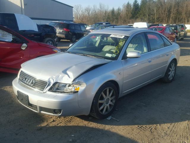 WAUCD64B54N104148 - 2004 AUDI A6 S-LINE SILVER photo 2