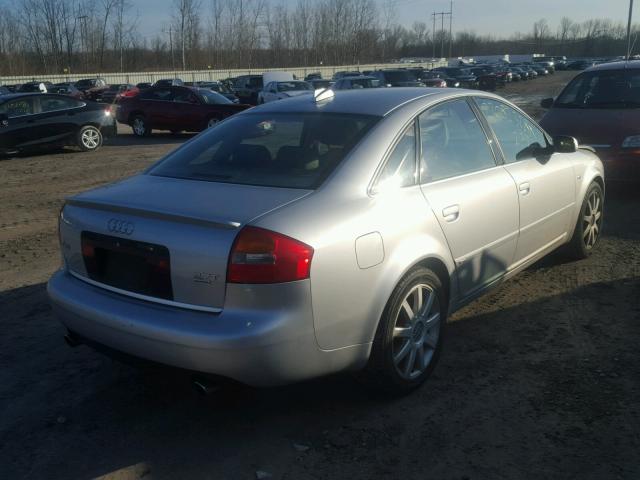 WAUCD64B54N104148 - 2004 AUDI A6 S-LINE SILVER photo 4