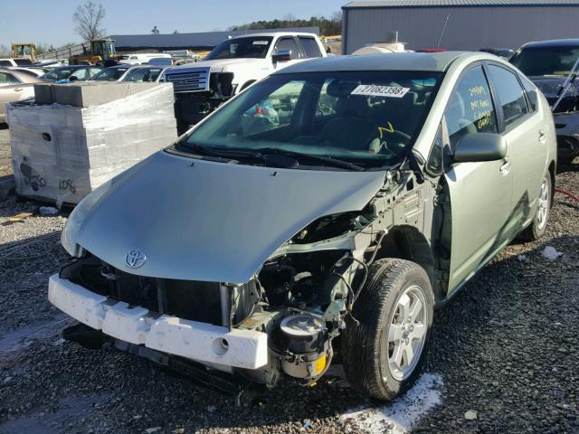 JTDKB20U577578372 - 2007 TOYOTA PRIUS GREEN photo 2