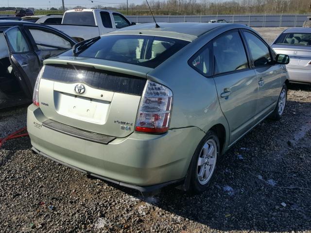 JTDKB20U577578372 - 2007 TOYOTA PRIUS GREEN photo 4