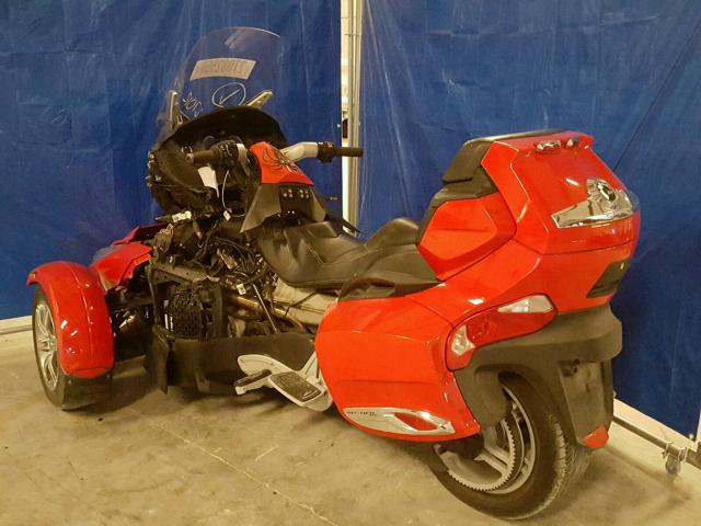2BXJBHC14BV000052 - 2011 CAN-AM SPYDER ROA RED photo 3