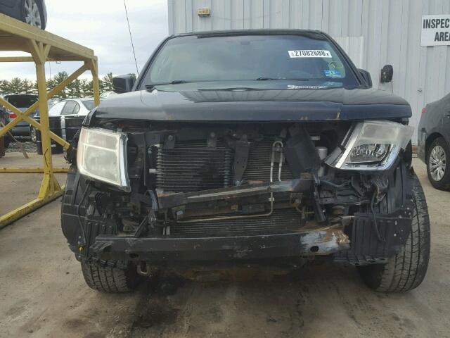 1N6AD09W88C427532 - 2008 NISSAN FRONTIER C BLACK photo 9