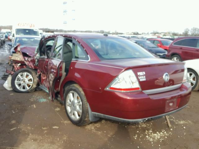 1MEHM42W18G626528 - 2008 MERCURY SABLE PREM MAROON photo 3