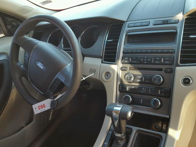 1FAHP2DW0BG135195 - 2011 FORD TAURUS SE GRAY photo 9