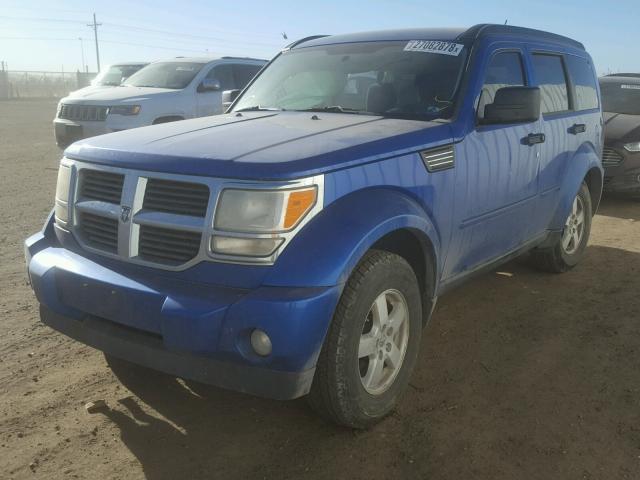 1D8GU28K18W243900 - 2008 DODGE NITRO SXT BLUE photo 2