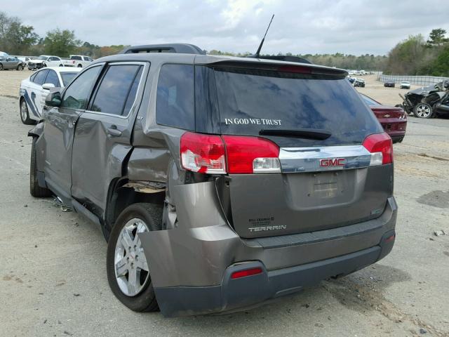 2GKALUEK5C6169833 - 2012 GMC TERRAIN SL GRAY photo 3