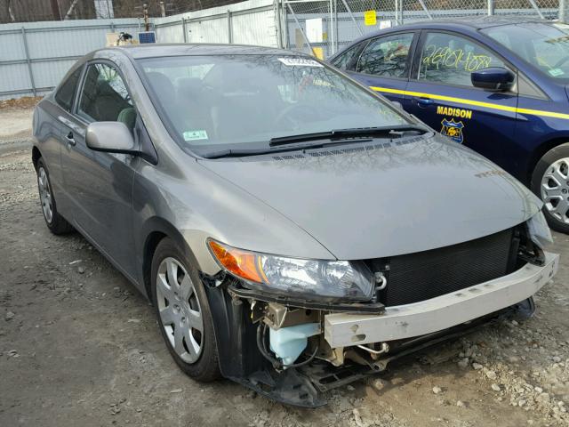 2HGFG12626H517433 - 2006 HONDA CIVIC LX GRAY photo 1