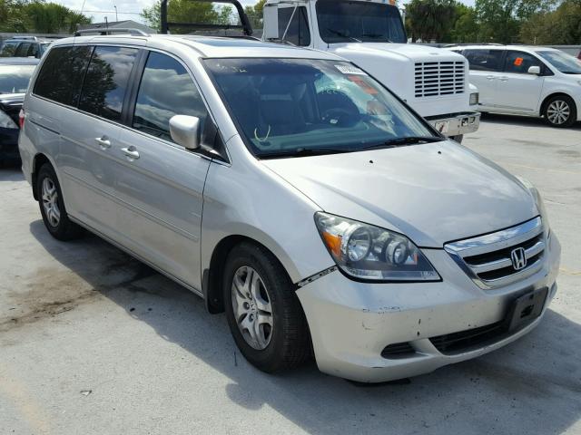 5FNRL38657B461909 - 2007 HONDA ODYSSEY EX SILVER photo 1