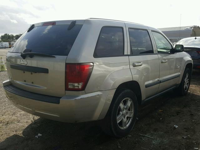 1J8GS48K07C641267 - 2007 JEEP GRAND CHER BEIGE photo 4