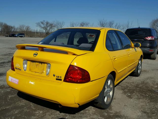 3N1CB51D26L587791 - 2006 NISSAN SENTRA 1.8 YELLOW photo 4